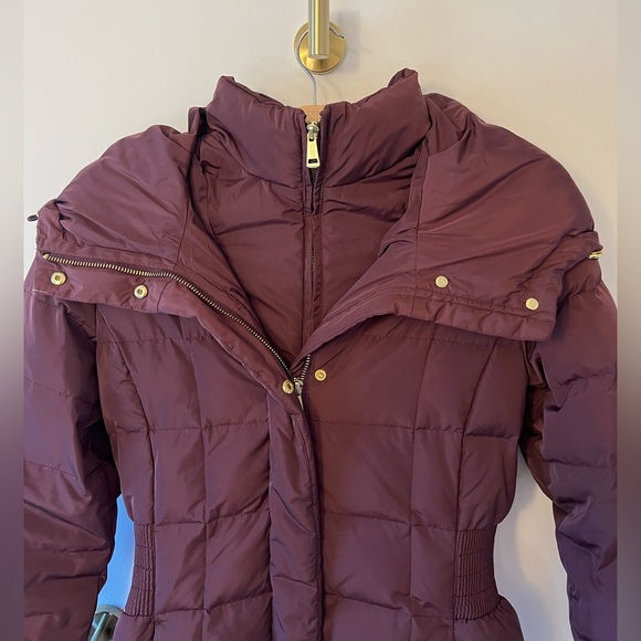 Cole Haan Taffeta Down Coat - Picture 3 of 11